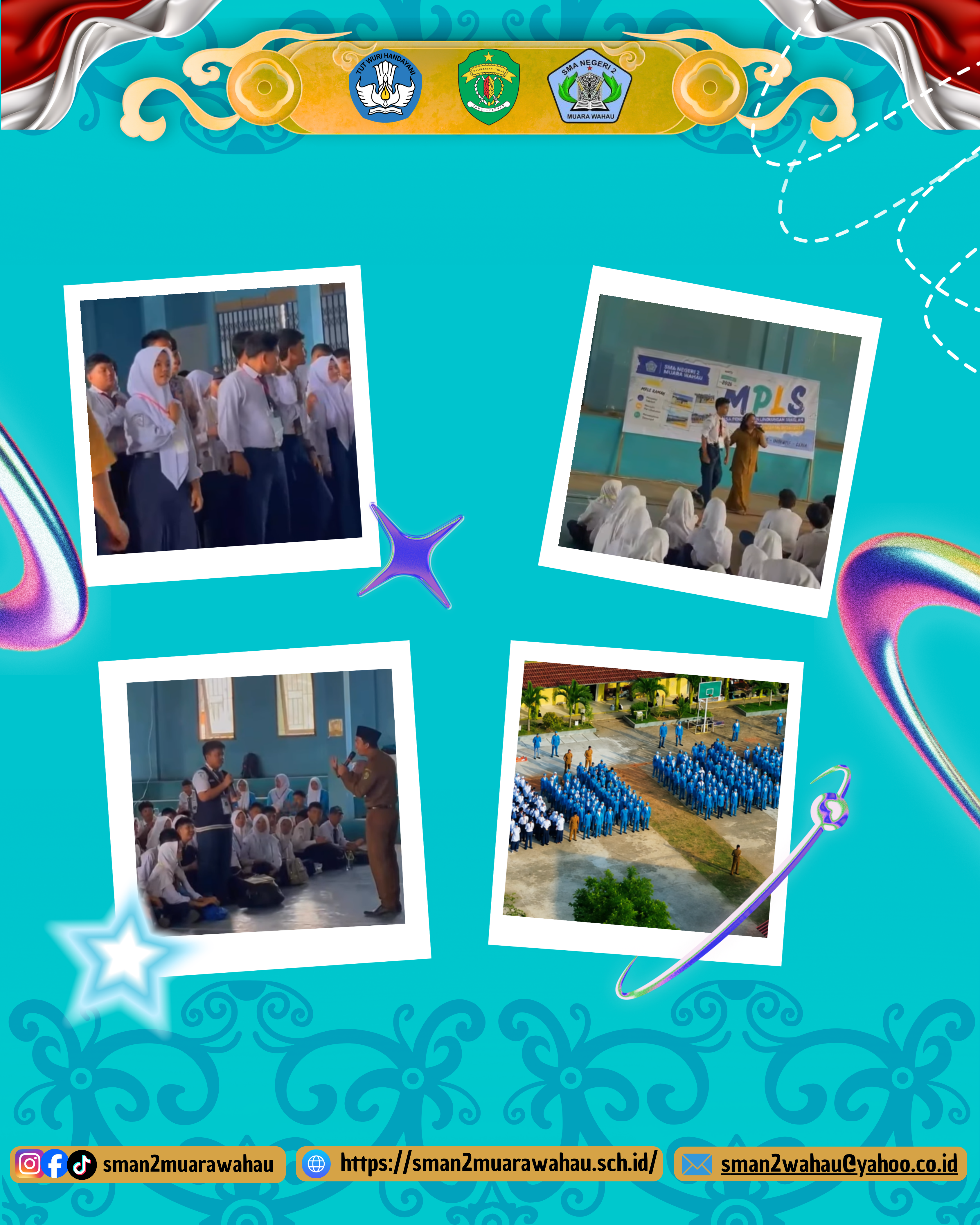 Resmi Dibuka, MPLS GEN 13 SMAN 2 Muara Wahau Diwarnai Antusiasme Gerakan Ayah Mengantar (GEMA)